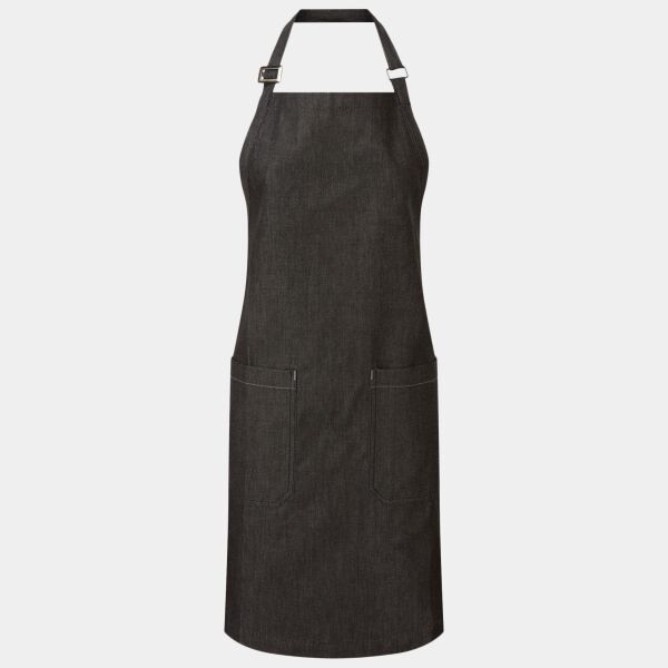 Premier Fairtrade Organic Cotton Denim Bib Apron Thumbnail