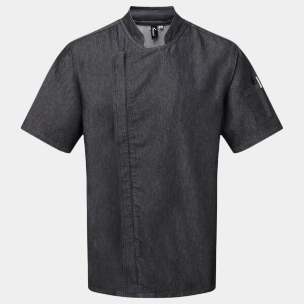 Premier Short Sleeve Zipped Chef's Jacket Thumbnail