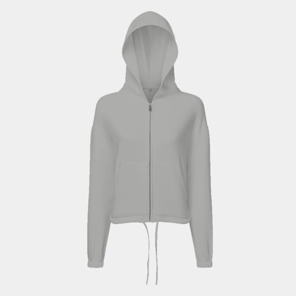 Women’s TriDri® recycled drawstring full-zip hoodie Thumbnail