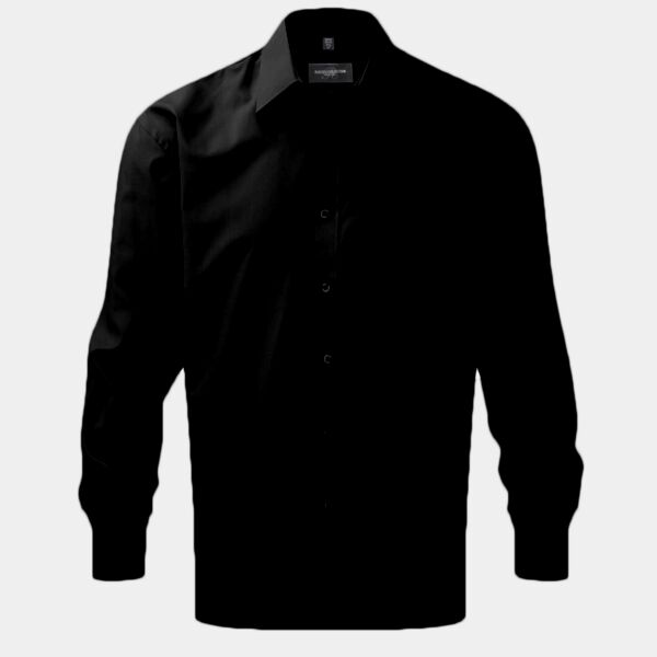 Russell Athletic Collection Long Sleeve Easy Care Poplin Shirt Thumbnail