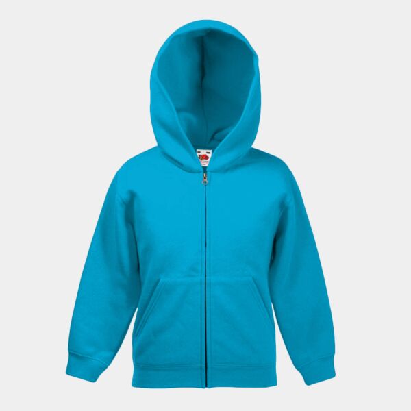 Fruit of the Loom Kids Classic Zip Hooded Sweatshirt Thumbnail