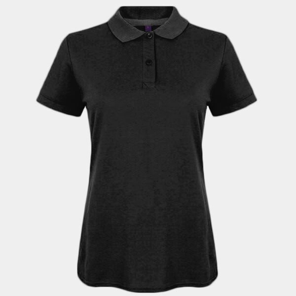 Henbury Ladies Modern Fit Cotton Piqué Polo Shirt Thumbnail