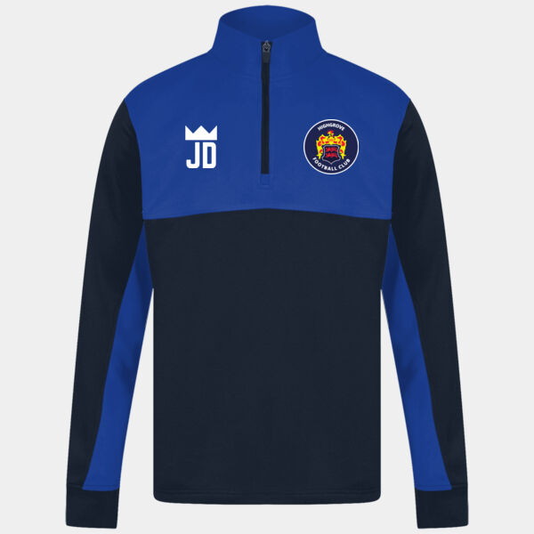 Training - Football Team Kids 1/4 Zip Tracksuit Top Thumbnail