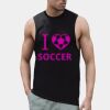 High neck slash armhole vest Thumbnail