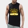 High neck slash armhole vest Thumbnail