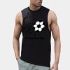 High neck slash armhole vest Thumbnail